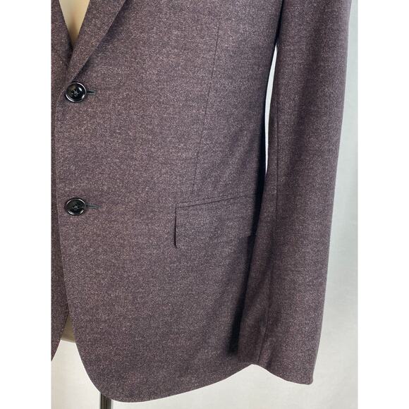 CURRENT Ermenegildo Zegna Mil. Easy 14MILMIL14 Jacket Wool Silk Cashmere US 40C - Picture 5 of 12